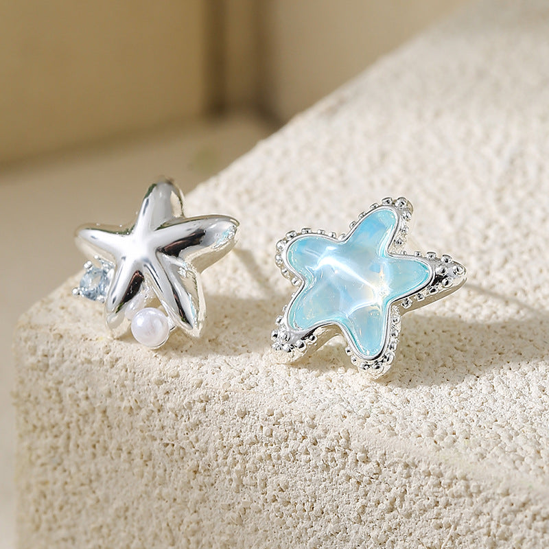 Wholesale Ocean Star Moon Ear Studs