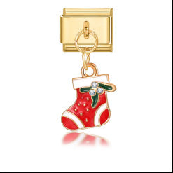 Wholesale Italian Charm Bracelet 9mm DIY Splicing Christmas Stainless Steel Composable Bracelet