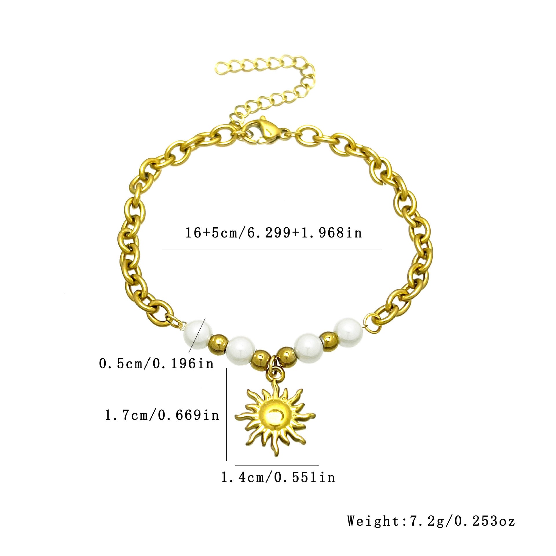 Wholesale pearl stainless steel bracelet