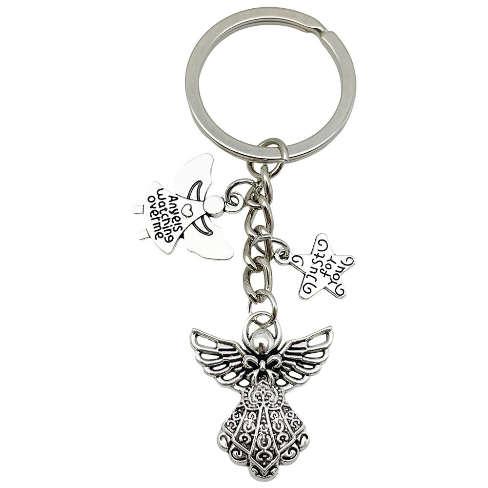 Wholesale Cross keychain metal keychain