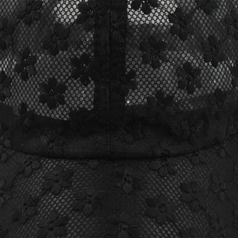 Wholesale Sun Hat Lace Hollow Flower Baseball Cap ACC-HT-DaQi002