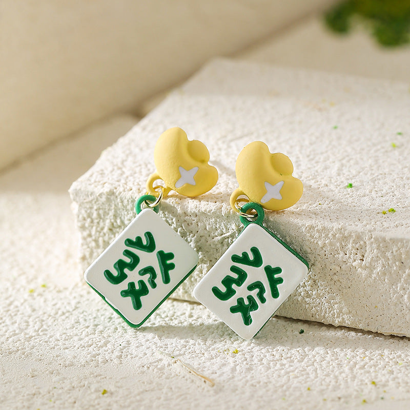 Wholesale Cute Exquisite Small Earrings Silver Needle Earrings