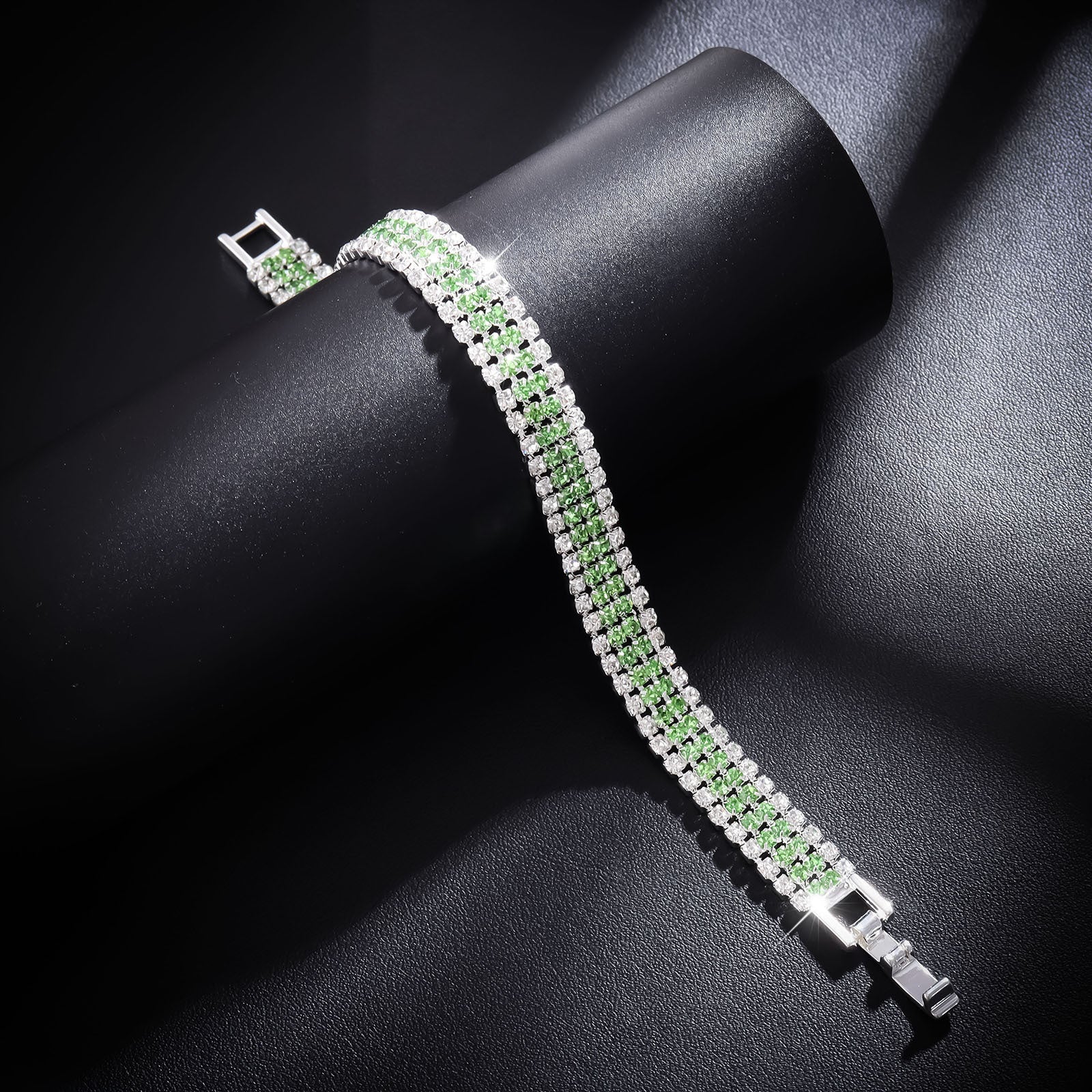 Wholesale Roman Crystal Bracelet Gold Full Diamond Claw Chain ACC-BT-LR007