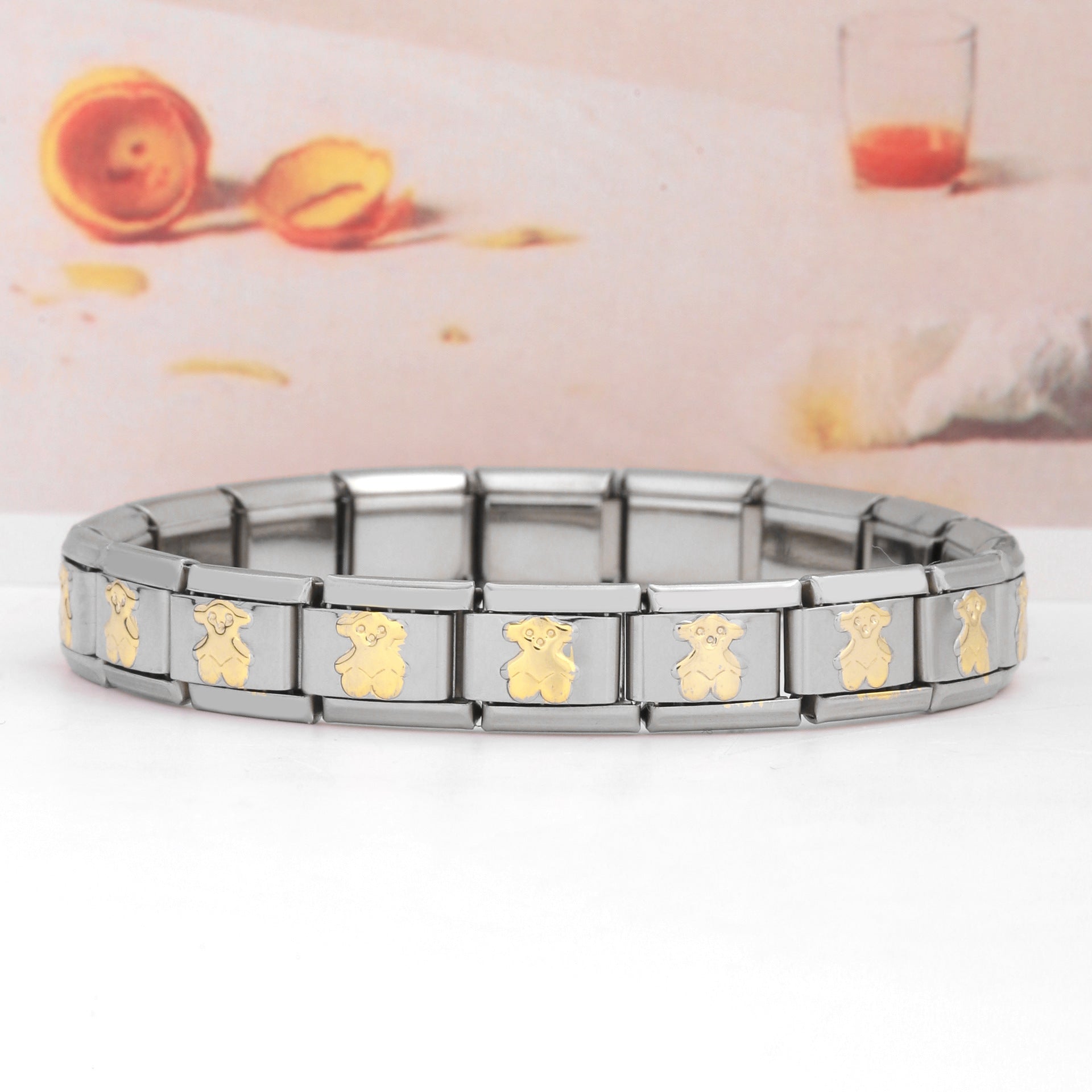 Wholesale Italian Charm Bracelet 9mm DIY Splicing Removable Stainless Steel Composable Bracelet ACC-BT-XY058
