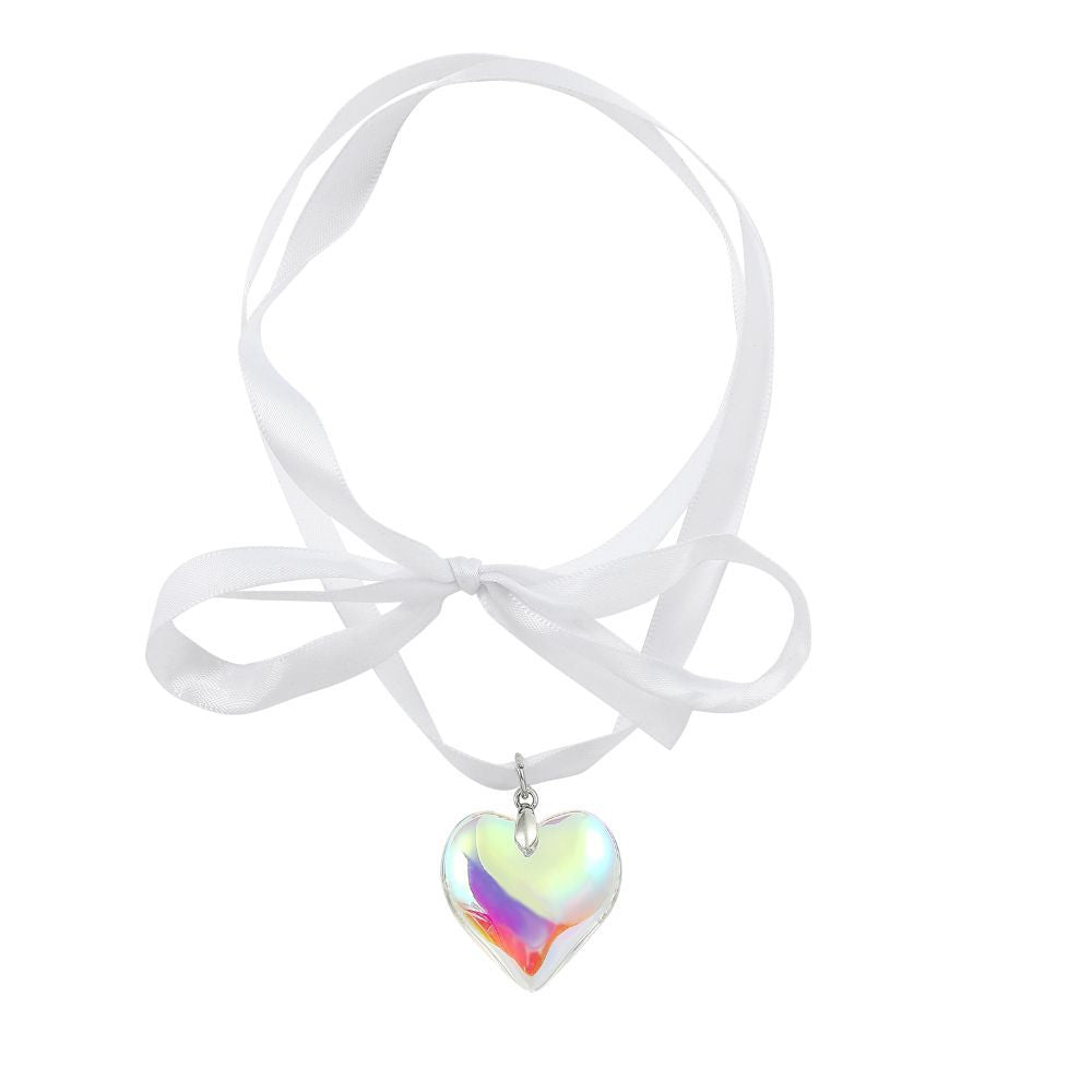 Wholesale double layer simple bow love necklace