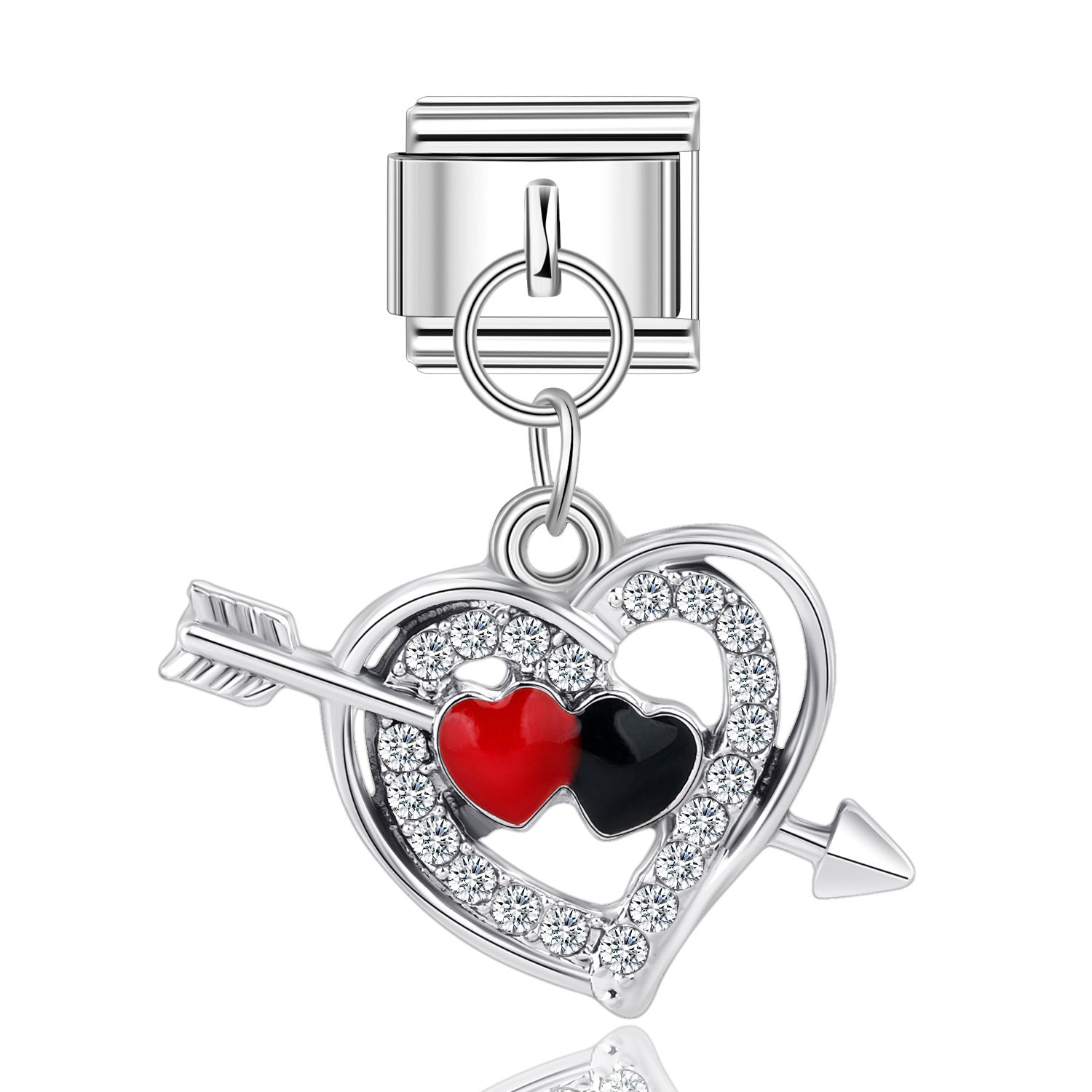 Wholesale 10pcs Italian Charm Bracelet 9mm DIY Splicing Fruit Rainbow Stainless Steel Composable Bracelet