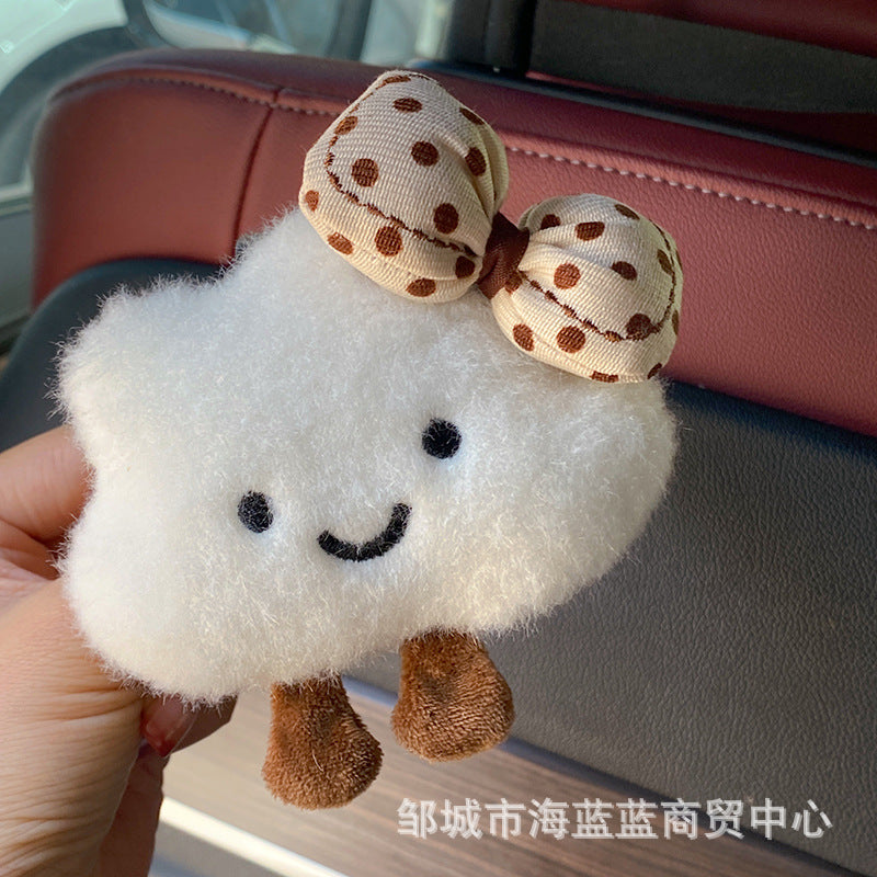 Wholesale  Cute Plush Car Keychains