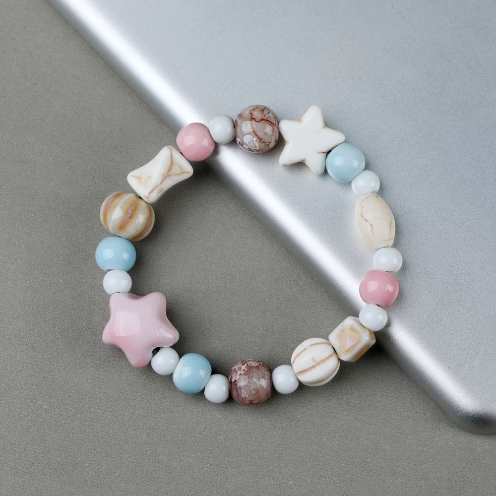 Wholesale Ceramic Bone Porcelain Bead Bracelet ACC-BT-YXH005