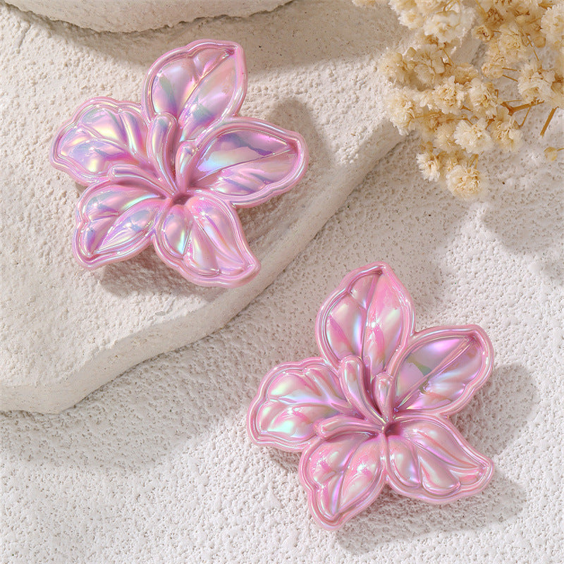 Wholesale Color Flower Earrings