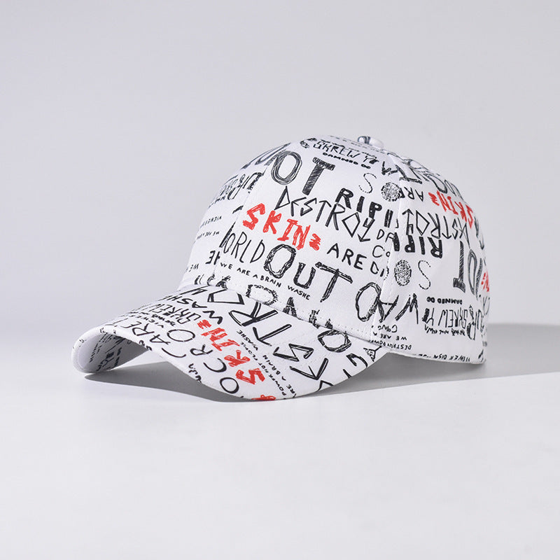 Wholesale Chinese Style Graffiti Baseball Cap Unisex Adjustable Summer Sun Protection For Resale