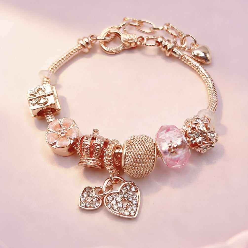 Wholesale Swan Heart Design Bracelet Gold Fashion Accessory Gift for Women