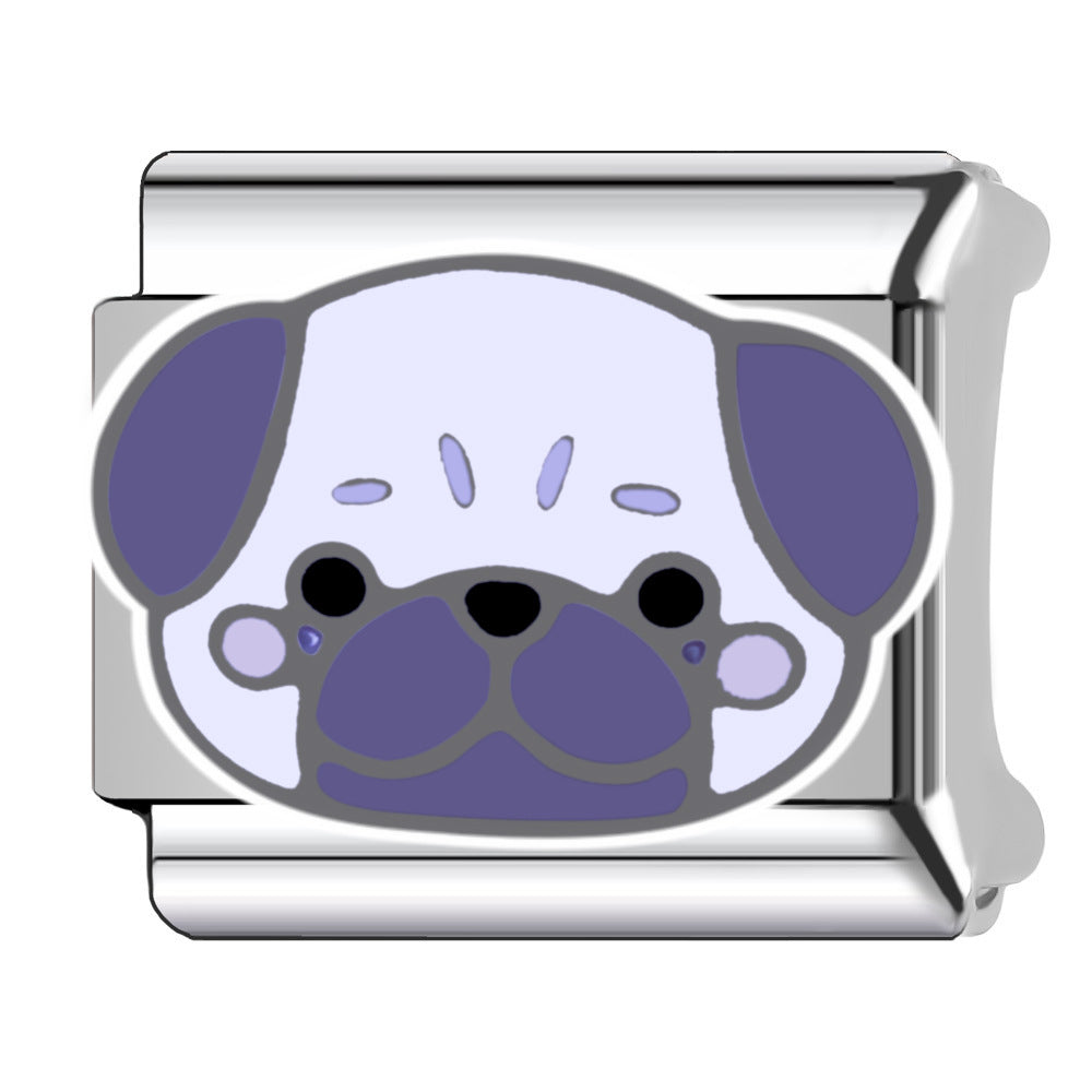 Wholesale  Italian Charm Bracelet 9mm DIY pet dogs Creative Stainless Steel Composable Bracelet