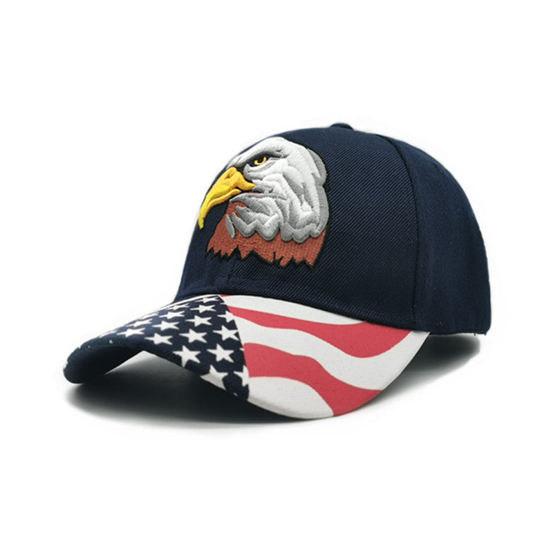 Wholesale  American flag eagle embroidered baseball cap