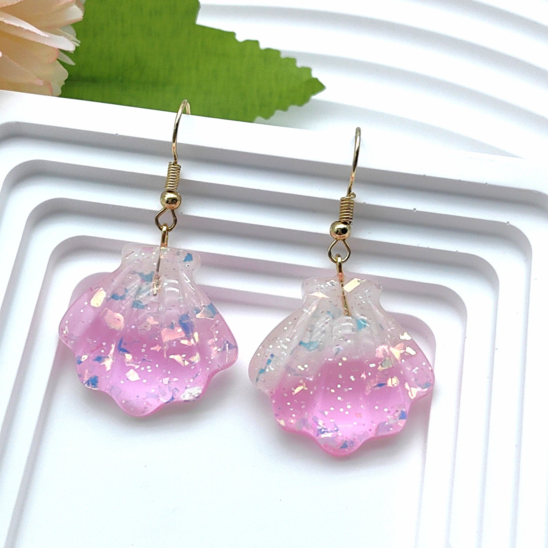 Wholesale Summer Resin Dolphin Fish Starfish Shell Earrings ACC-ES-Xizhao017