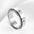 Wholesale  Symmetrical Diamond Decompression Rotatable Titanium Steel  Ring