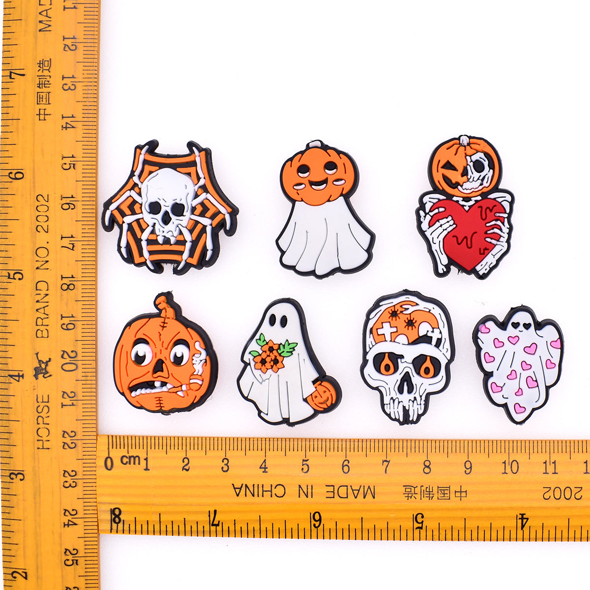 Wholesale Random 100pcs Halloween PVC Soft Focal Beads ACC-BDS-RYY004