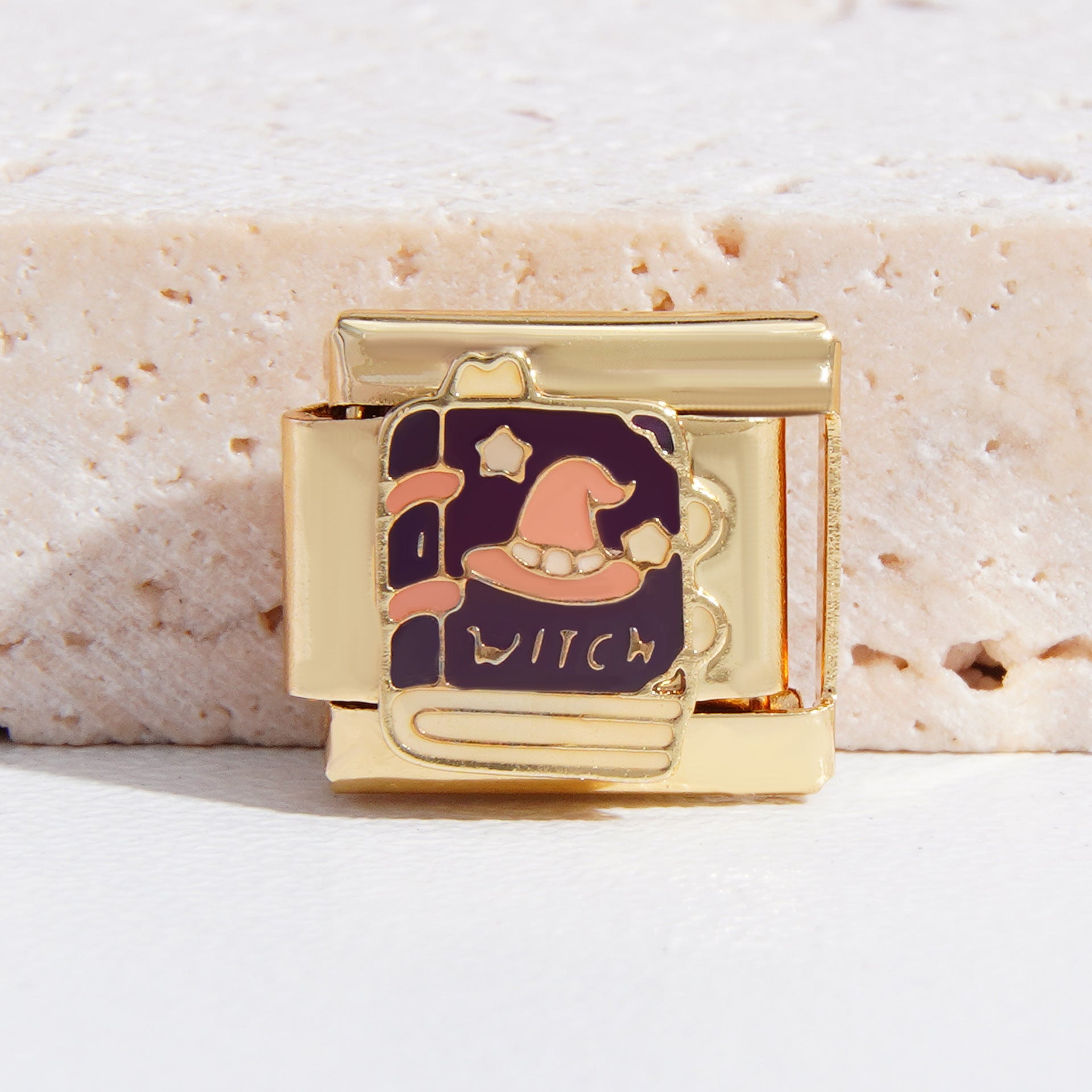 Wholesale Italian Charm Bracelet 9mm DIY Splicing Creative Pattern Stainless Steel Composable Bracelet