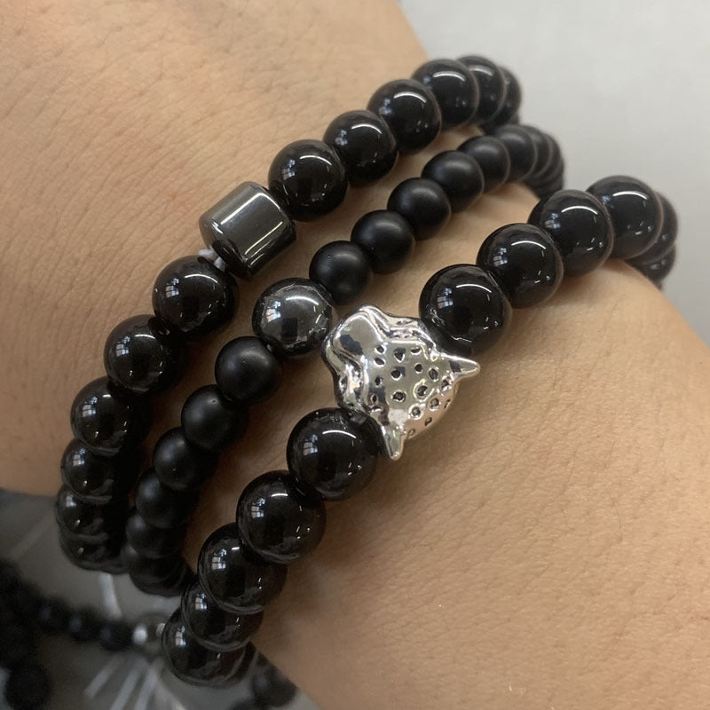 Wholesale Men's Bracelet Zirconia Handmade Beaded Bracelet ACC-BT-zhixiang012