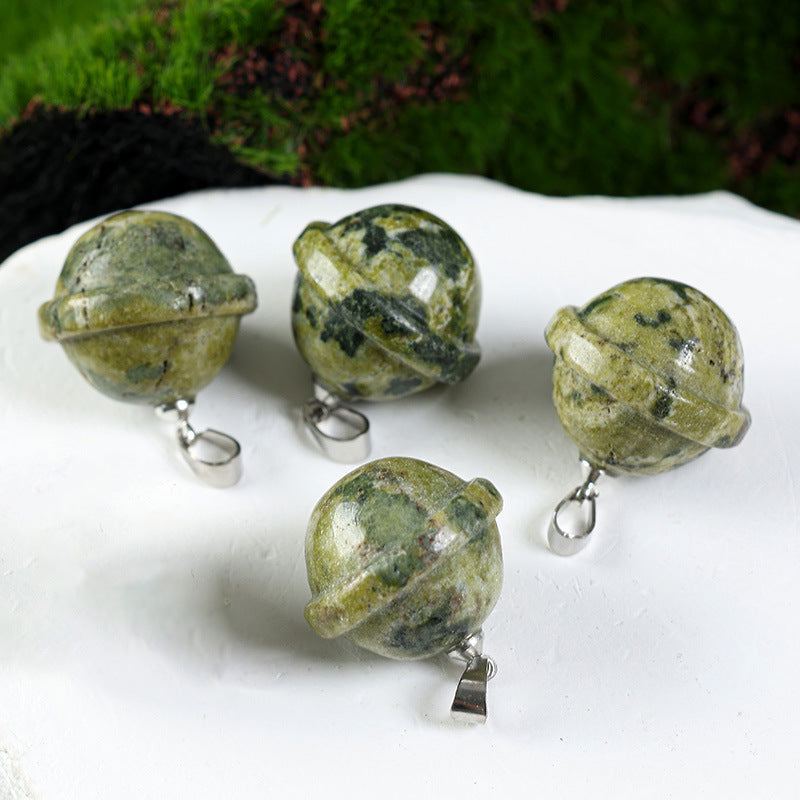Wholesale  Galaxy Planet Three-dimensional  Stone Necklace  Pendant