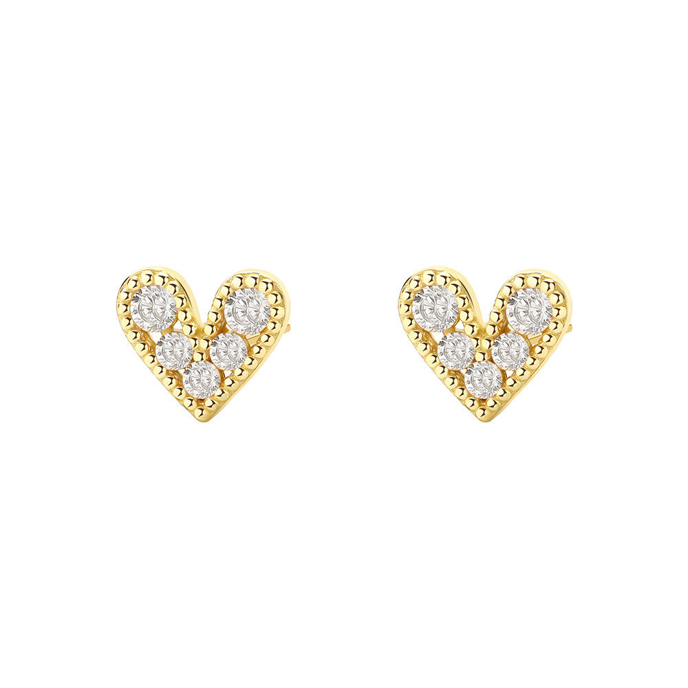 Wholesale  S925 Sterling Silver Love Earrings
