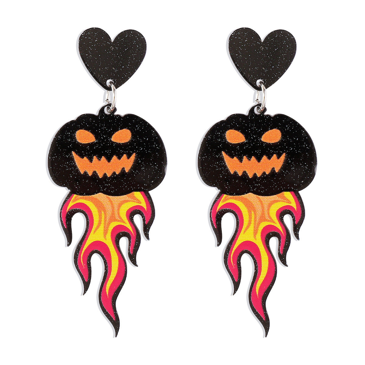 Wholesale  personalized funny cartoon earrings Halloween  letter skull earrings