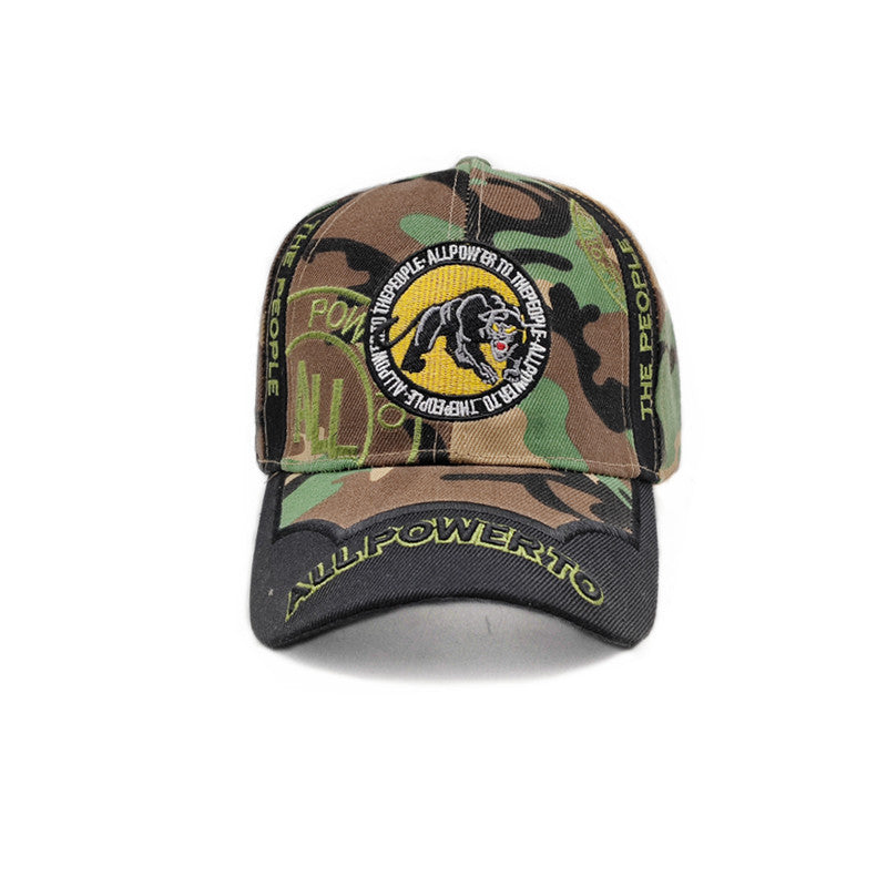 Wholesale embroidery sunscreen camouflage baseball hat