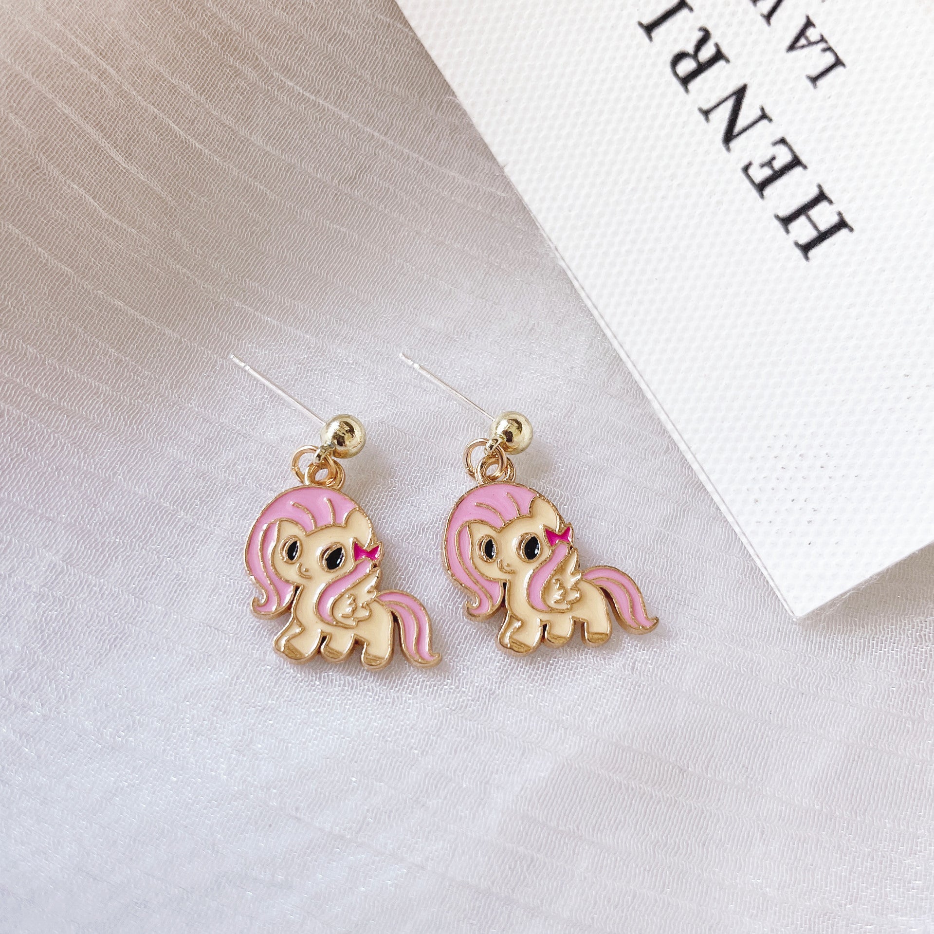 Wholesale Cartoon Cute S925 Silver Needle Earrings ACC-ES-Yijia005