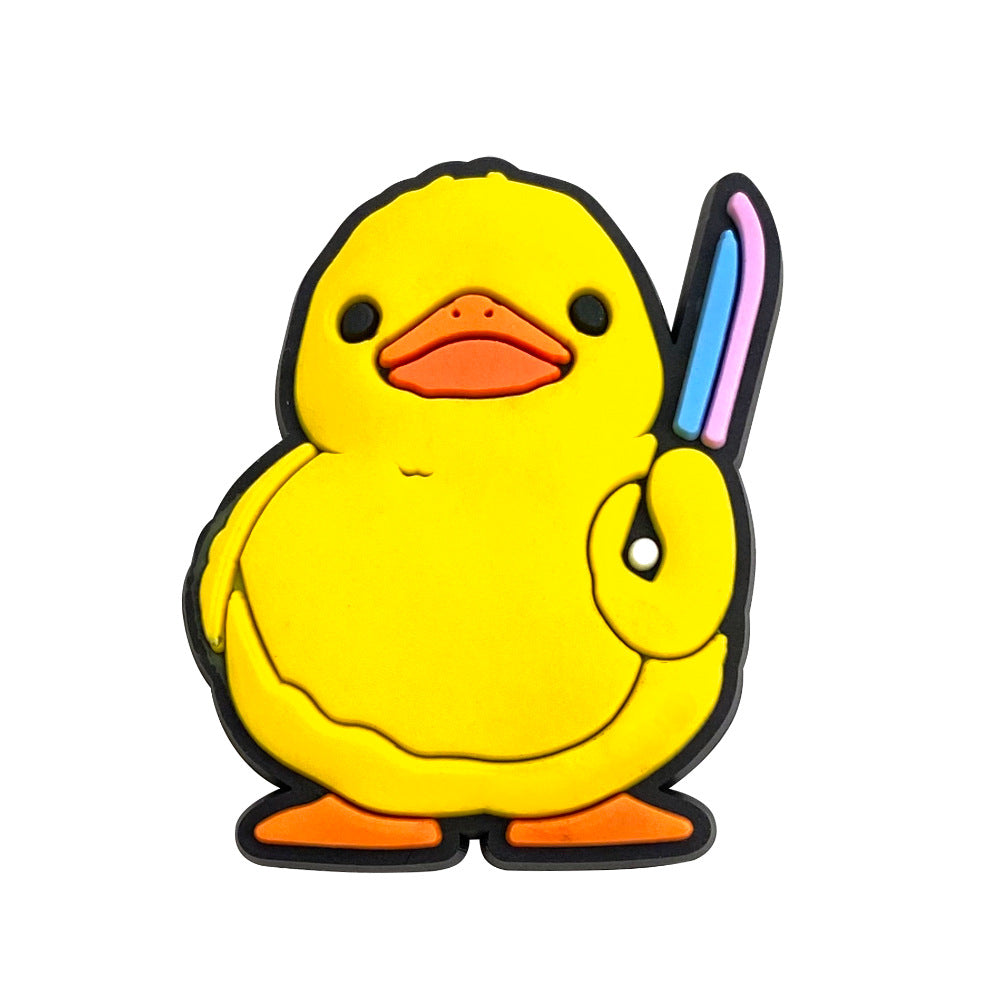 Wholesale 10pcs Cartoon cute soft rubber shoe charms shoe decoration