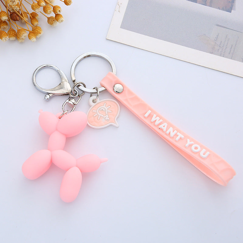 Wholesale Cartoon cute balloon dog keychain
