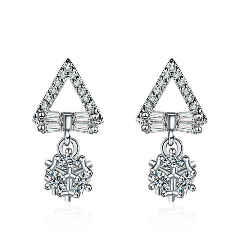 Wholesale Teardrop Short Zircon Geometric Earrings ACC-ES-MeiLi003