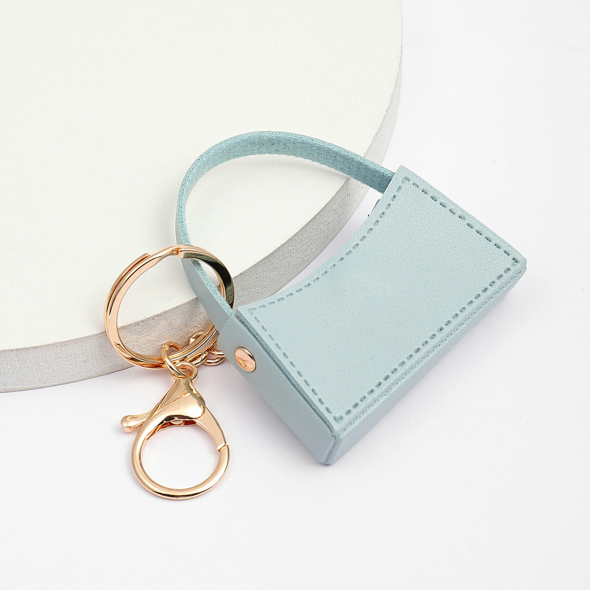 Wholesale Small Curved Bag PU Leather Keychain Pendants ACC-KC-XTZ012