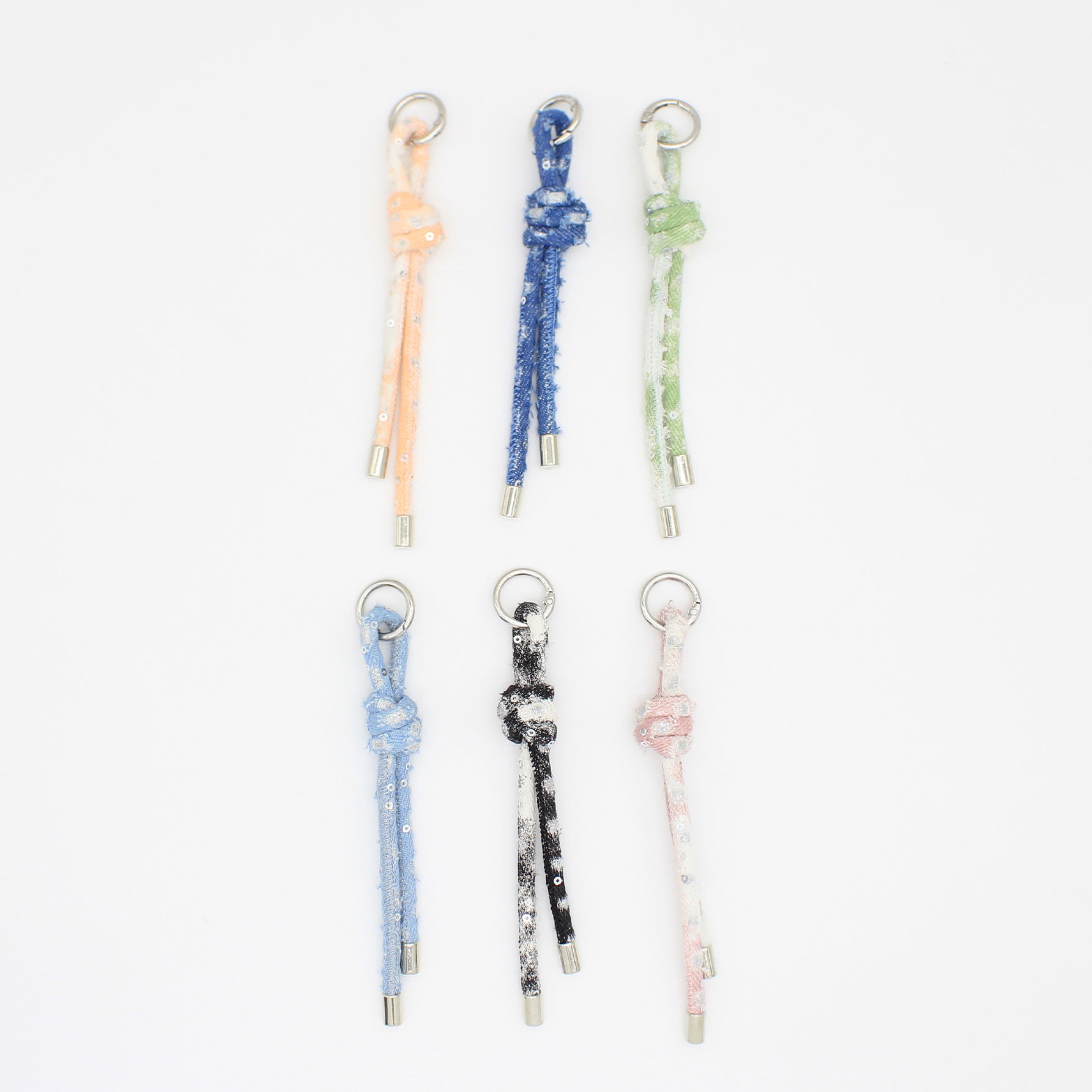 Wholesale Handmade Artificial Leather Bag Charm with Pearl Chain and Keychain,  Stylish Car Key Accessory