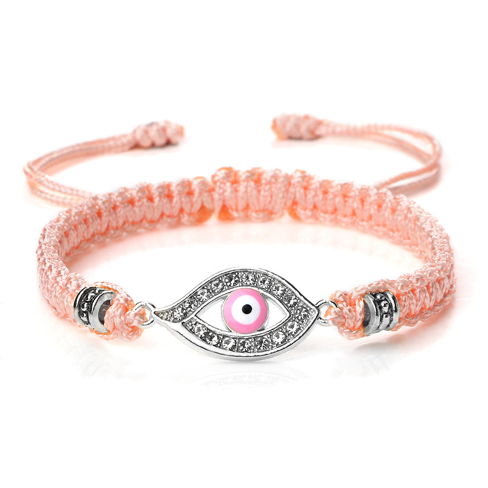 Wholesale Vintage Evil Eye Handmade Braided Bracelet ACC-BT-Xinh003