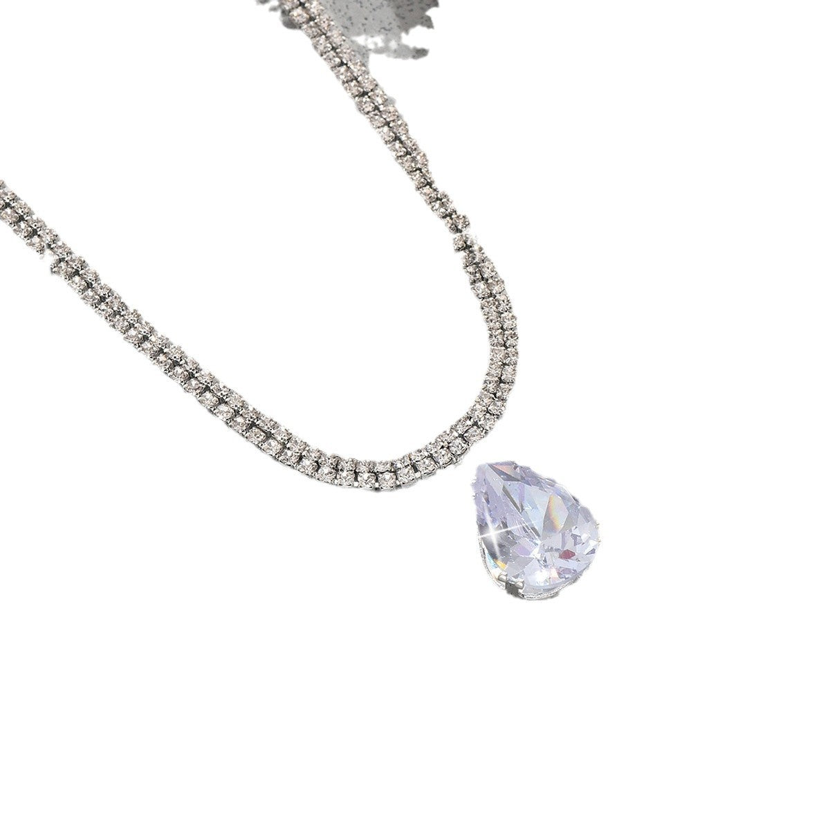 Wholesale Luxury  Water Drop Pendant Necklace