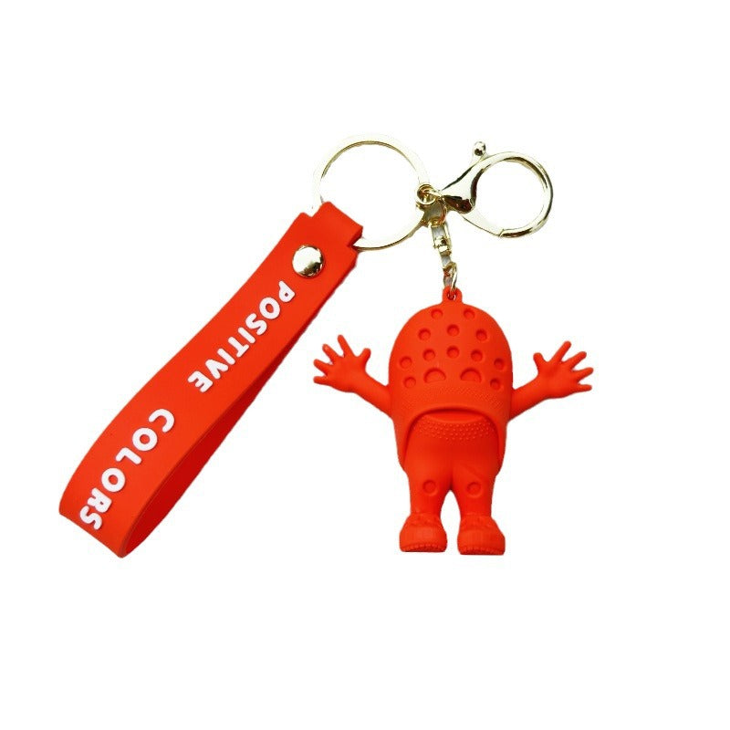 Wholesale Slippers PVC Keychain