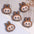 Wholesale 10pcs  Alloy Cute Cartoon Beads DIY Bead Accessories
