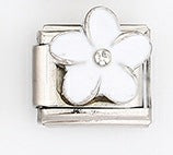 Wholesale Italian Style Flower Modular Bracelet Stainless Steel Fashion Accessory For Gift And Resale