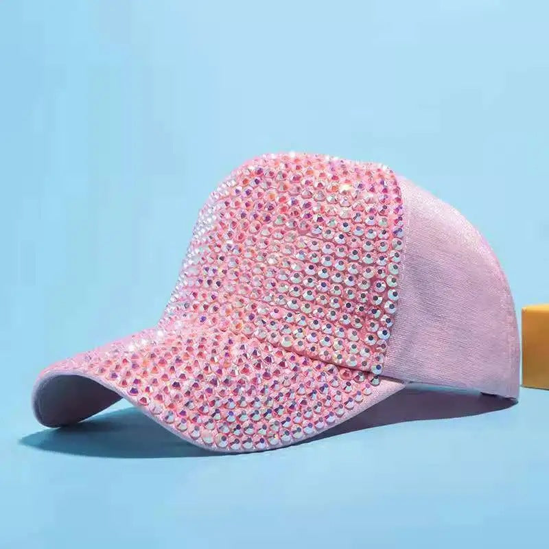 Wholesale  colorful rhinestone baseball cap