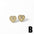 Wholesale  love heart shaped  copper plated 18k gold earrings