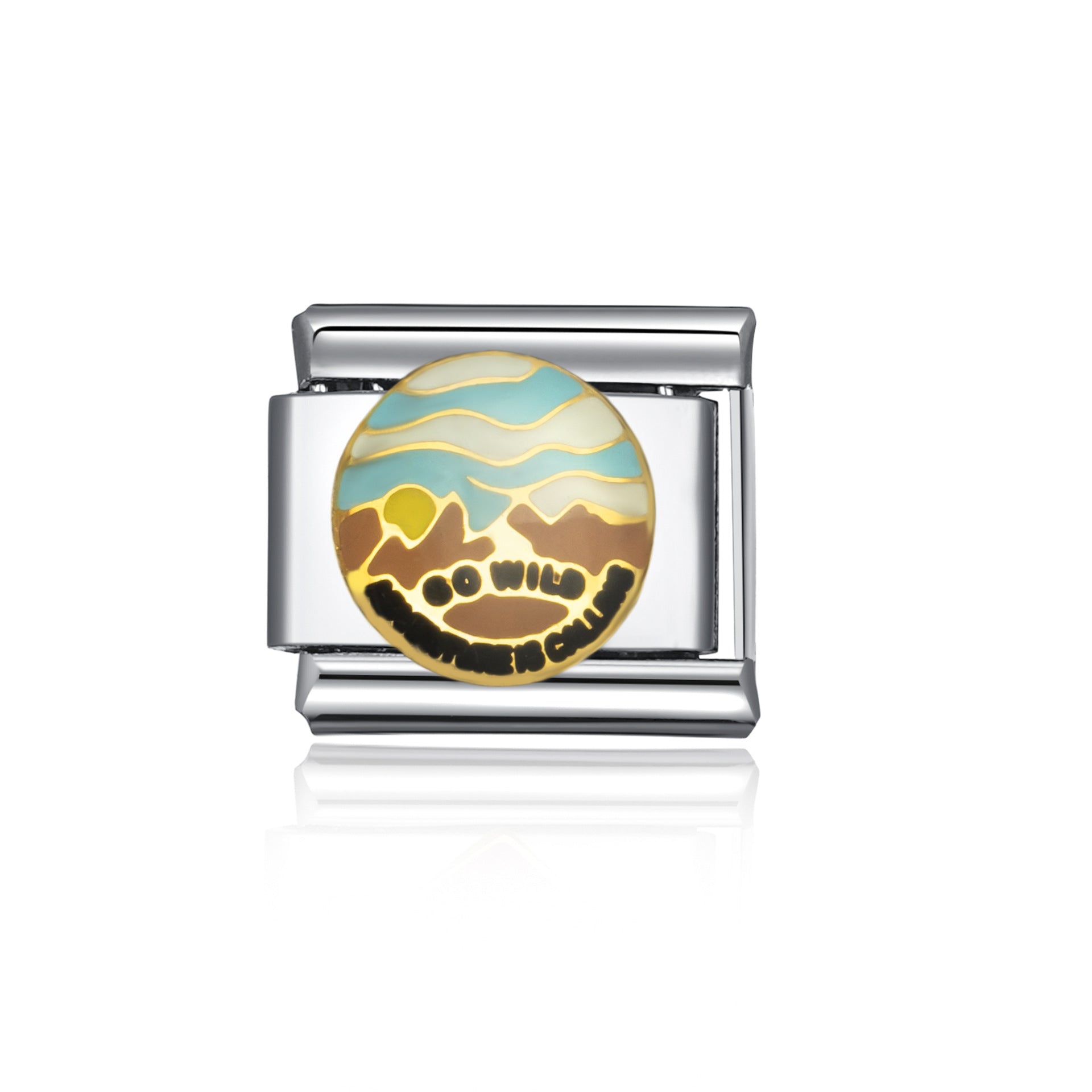 Wholesale Italian Charm Bracelet 9mm DIY Splicing Cute Creative Pendant Stainless Steel Composable Bracelet