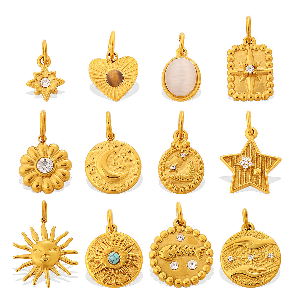 Wholesale Women' s Stainless Steel Jewelry Charms