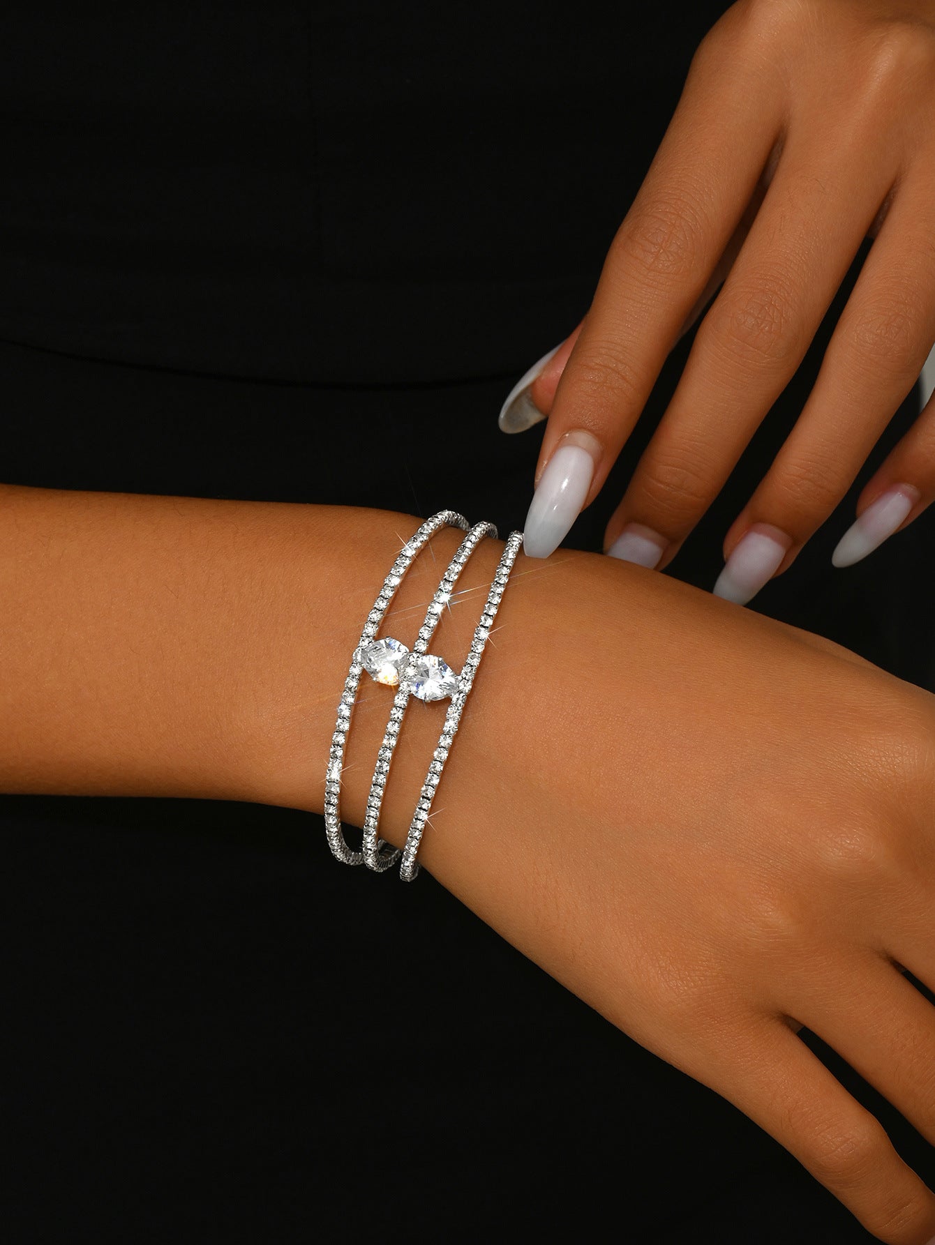 Wholesale double-row bracelet jewelry fashion bridal bracelet