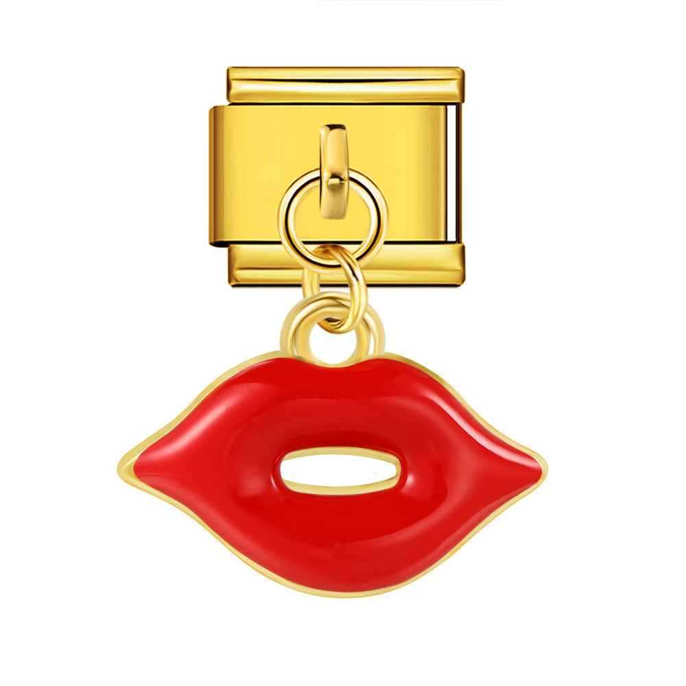 Wholesale  Italian Charm Bracelet 9mm DIY hook style Creative Stainless Steel Composable Bracelet