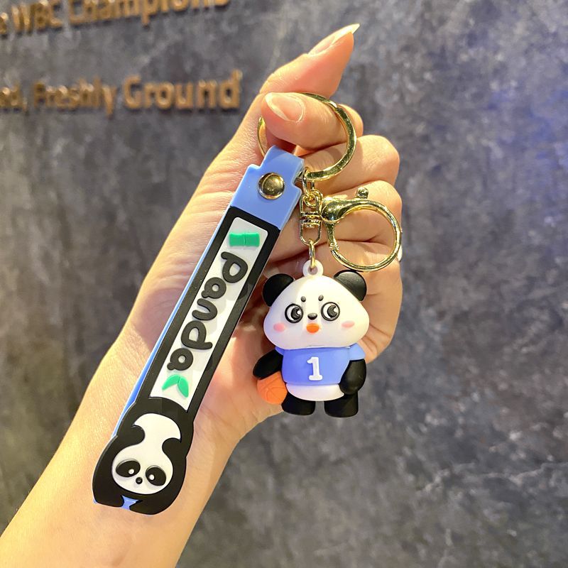 Wholesale Sports Panda Keychains Pendants ACC-KC-GongZ025