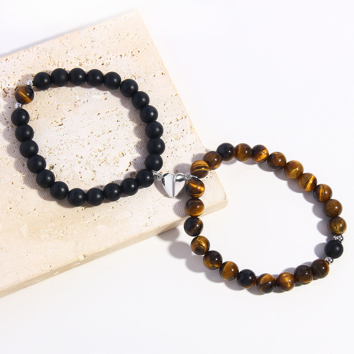 Wholesale Love Magnet Attraction Agate Natural Stone Bracelet ACC-BT-HongMing007