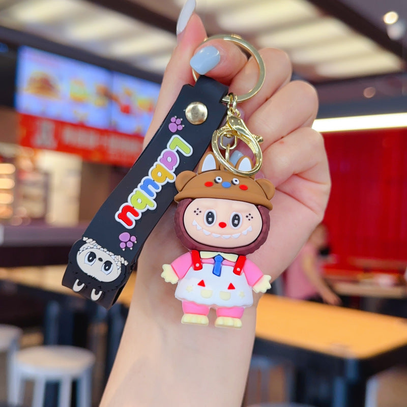 Wholesale Cute cartoon silicone keychain