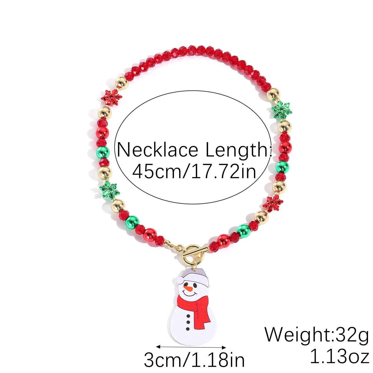 Wholesale Christmas  Colorfulful Bell Pendant Necklace