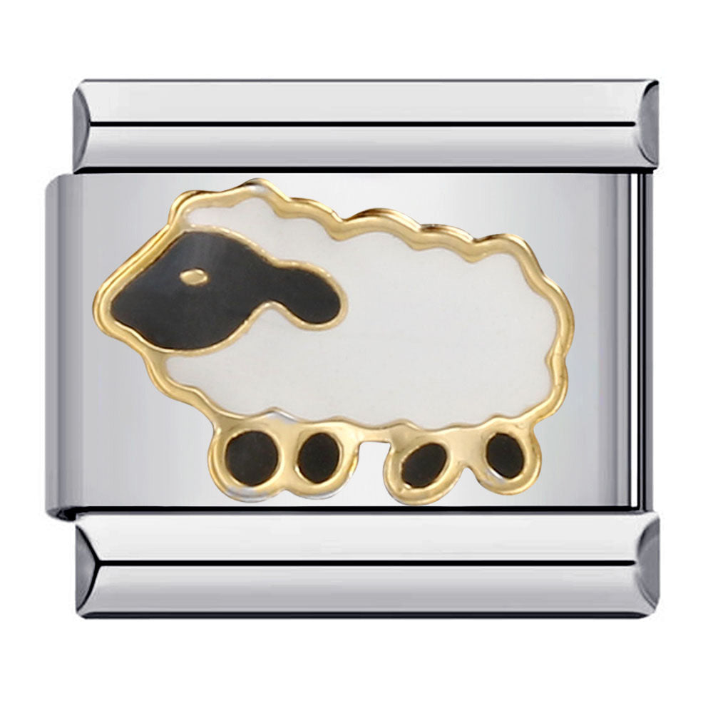 Wholesale Italian Charm Bracelet 9mm DIY Splicing Removable Cute Pet Series Stainless Steel Composable Bracelet ACC-BT-QiYing014