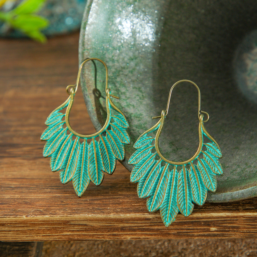 Wholesale  retro alloy earrings Bohemian fashion jewelry
