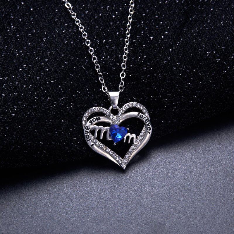 Wholesale  MOM Pendant Necklace Light Luxury  Love Necklace